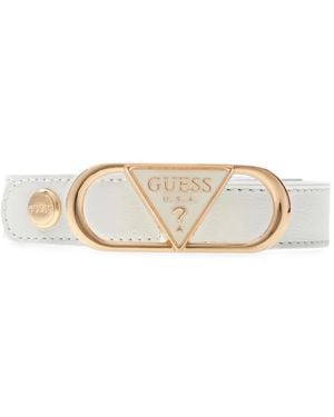 Guess Isobel Textured Belt - Natural