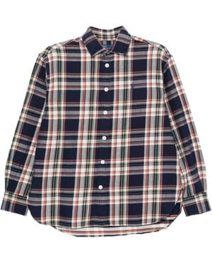 Polo Ralph Lauren Plaid-Check Long-Sleeve Shirt - White