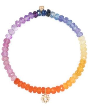 Sydney Evan 14Kt Beaded Bracelet - White