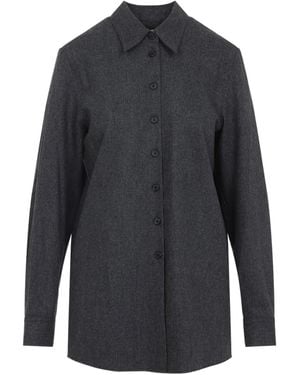 KHAITE Wool Shirt - Gray