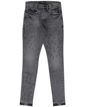 Purple Brand Embossed P001 Jeans - Grey