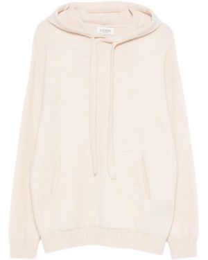 Laneus Cashmere Blend Hoodie - Natural