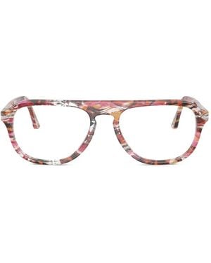 Persol Pilot-Frame Glasses - Pink