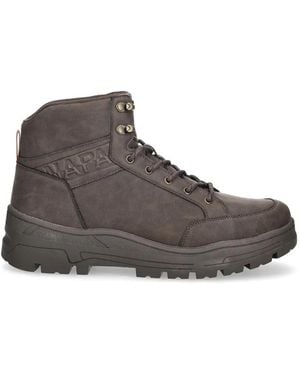 Napapijri Herb Lace-Up Hiking Boots - Brown