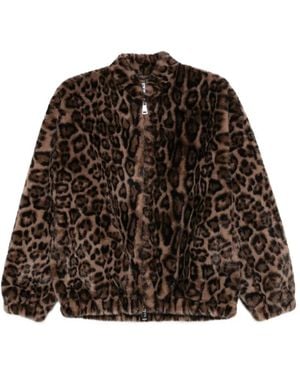 Betta Corradi Leopard-Print Jacket - Brown