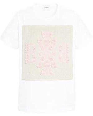 Barrie T-Shirt À Patch Logo - Blanc