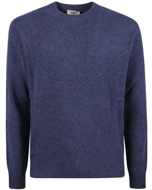 Altea Crew-Neck Wool Sweater - Blue
