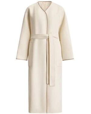 12 STOREEZ Angie Belted Coat - Natural