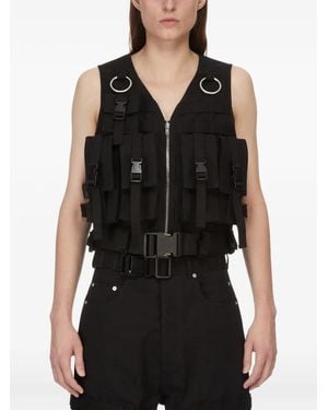 Rick Owens Temple Supply Vest - Black