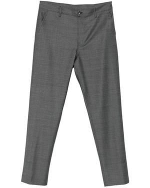 Canali Button-Fastening Trousers - Grey
