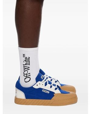 Off-White c/o Virgil Abloh Vulcanized 779 Lace-Up Trainers - Blue
