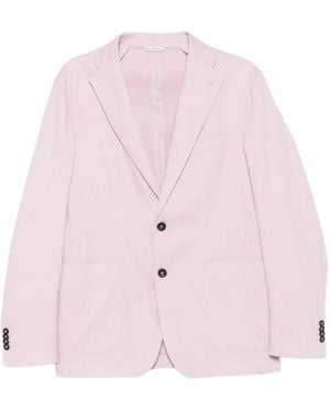 Manuel Ritz Chevron Blazer - Pink