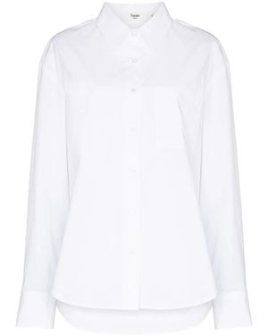 Frankie Shop Lui Oversized Shirt - Women's - Organic Cotton - White
