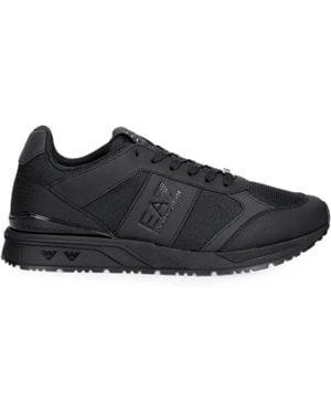 EA7 Baskets À Patch Logo - Black