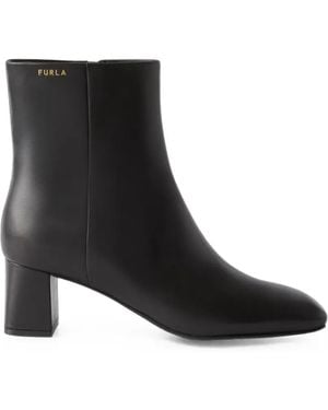 Furla Botines Solid - Negro