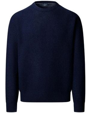 Hackett Maglione Duo Stitch - Blu
