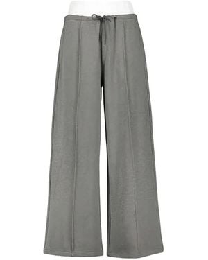 ELEH Wide-Leg Panelled Trousers - Grey