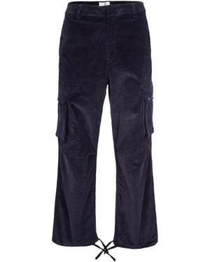 Arte' Corduroy Pocket Pants - Blue