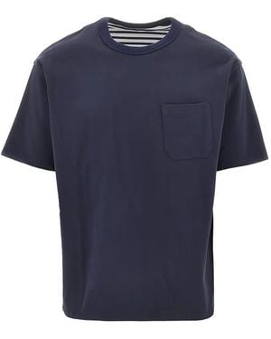 Roy Rogers Chest-Pocket T-Shirt - Blue