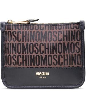 Moschino Bolso De Mano Lost And Found Con Logo - Gris