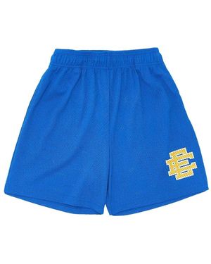 Eric Emanuel Logo-Print Track Shorts - Blue