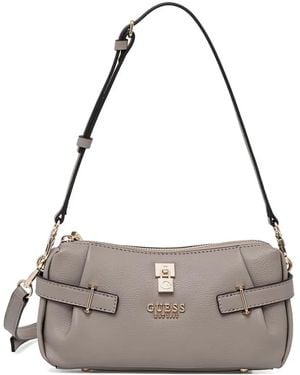 Guess Logo Shoulder Bag - Grey