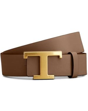 Tod's T-Timeless Buckle Belt - Brown