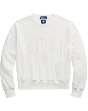 Polo Ralph Lauren Logo-Embroidered Sweatshirt - White