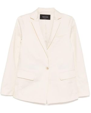 Fabiana Filippi Single-Breasted Blazer - Natural
