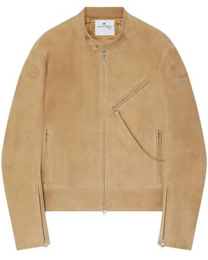 Courreges Leather Jacket - Natural