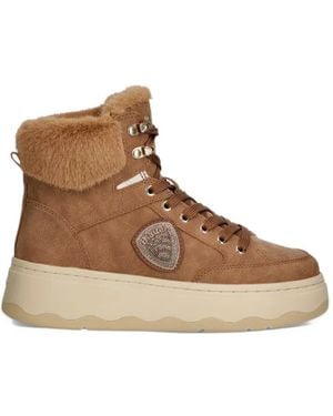 Blauer Maribel 02 Lace-Up Ankle Boots - Brown