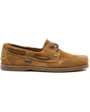 Paraboot Segelschuhe Aus Wildleder - Braun