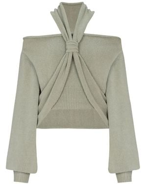 Balmain Jersey De Manga Larga - Verde