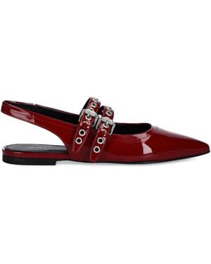 Kennel & Schmenger Greta Flap Pumps - Red