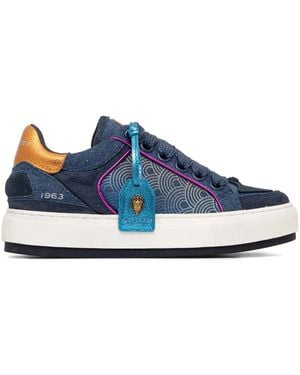 Kurt Geiger Southbank Tag Trainers - Blue