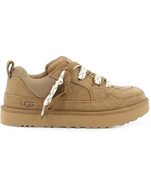 UGG Lo Lowmel Suede Sneakers - Brown