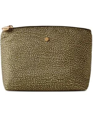 Borbonese Estuche De Maquillaje Eye Of Partridge - Verde