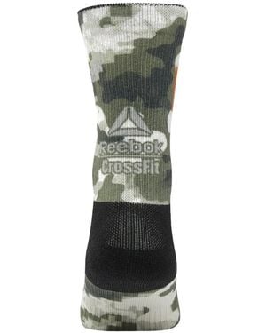 Reebok Crossfit Camouflage-Print Socks - Green