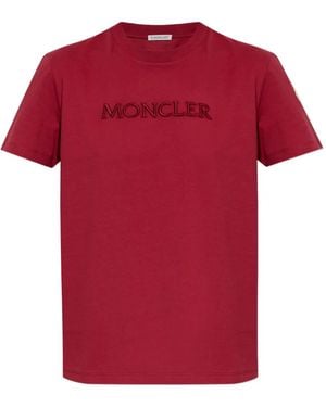Moncler T-Shirts And Polos - Red