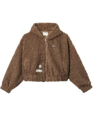Musium Div. Hooded Zip Jacket - Brown