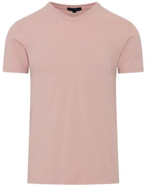 Patrick Assaraf V-Neck T-Shirt - Pink