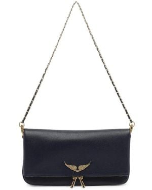 Zadig & Voltaire Rock Clutch - Blue