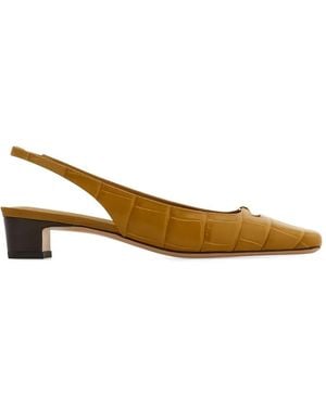 Ferragamo Pumps Mit Slingback-Riemen - Natur