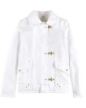 ジャケット Fay MINI 3GANCI - Fabric jacket Fay Mini 3 Ganci Fabric Jacket in Green | Lyst