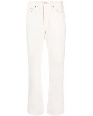 Agolde Straight-Leg Denim Jeans - White