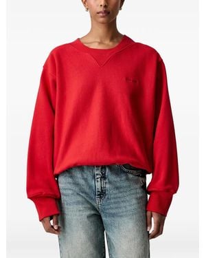 Stine Goya Jersey Con Logo Bordado - Rojo