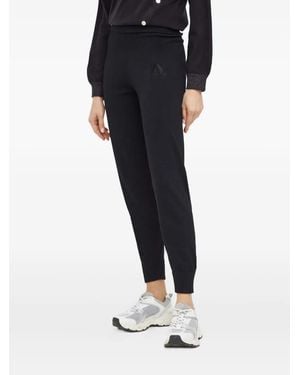 ARMANI EXCHANGE Jogginghose Mit Logo-Stickerei - Schwarz