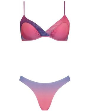 Amir Slama X Tati Barbieri Bikini Mit Ombré-Effekt - Lila