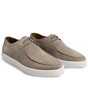 Poche Paris Suede Derby Shoes - Brown