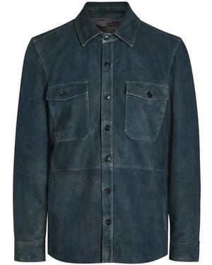 PAIGE Peyman Buttoned Jacket - Blue